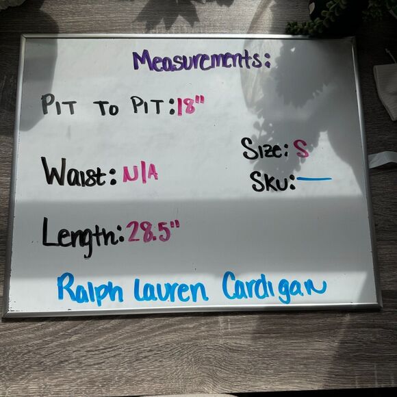 Ralph Lauren Women's 100% Linen Tan Open Knit Long Button Cardigan Size Small - Picture 8 of 8